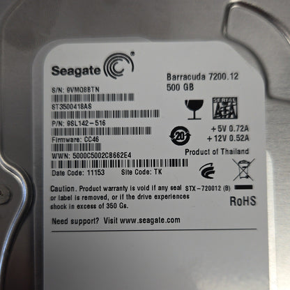 Seagate 3.5" Barracuda 1TB SATA III 6Gbps HDD ST1000DM003