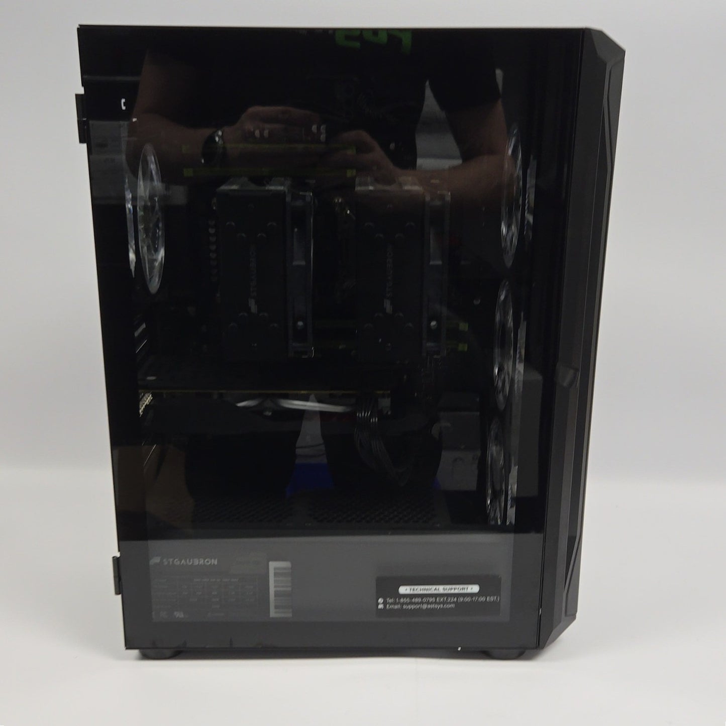 Stgaubron Xeon E5-2637 v3 3.50GHz 16GB RAM 512GB SSD Radeon RX 580