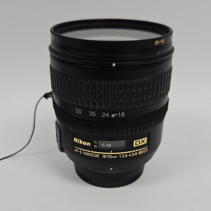 Nikon AF-S NIKKOR 18-70mm f/3.5-4.5G ED Auto & Manual Lens