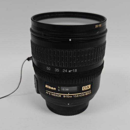 Nikon AF-S NIKKOR 18-70mm f/3.5-4.5G ED Auto & Manual Lens