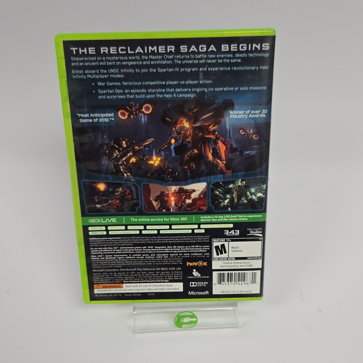 Halo 4 (Microsoft Xbox 360, 2012)