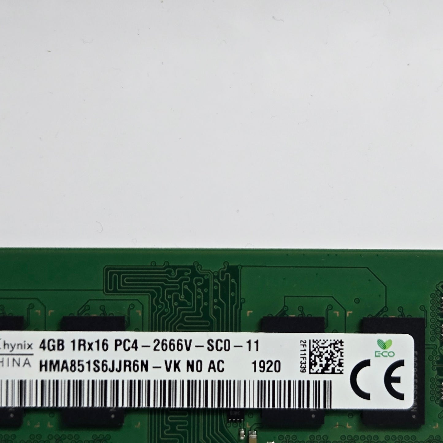 SK Hynix Laptop Memory 4GB (1x4GB) RAM DDR4 2666MHz HMA851GS6JJR6N