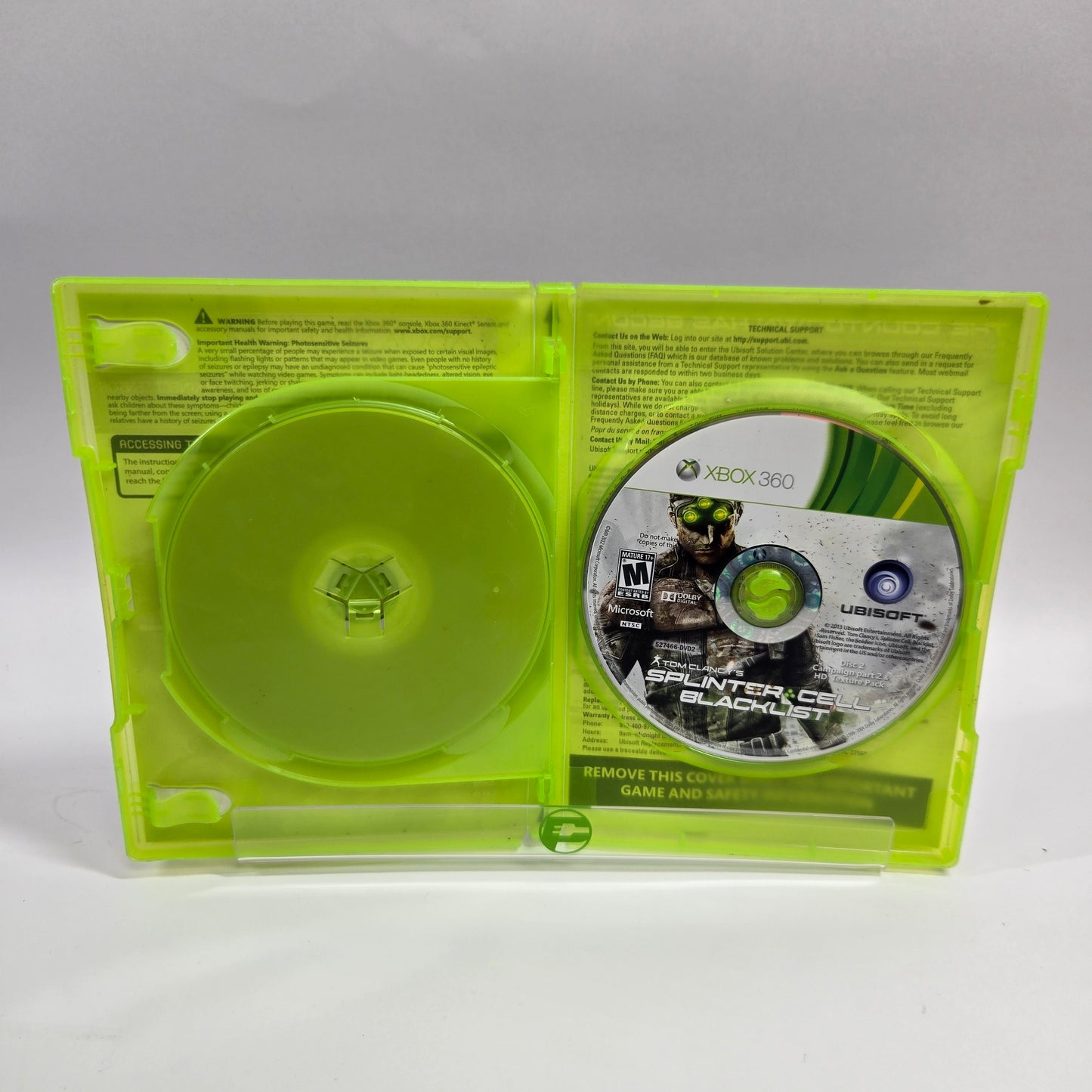 Splinter Cell: Blacklist (Microsoft Xbox 360, 2013)
