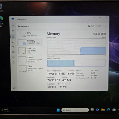 HP Pavilion Gaming 15-dk1056wm 15.6" i5-10300H 16GB RAM 256GB SSD GTX 1650